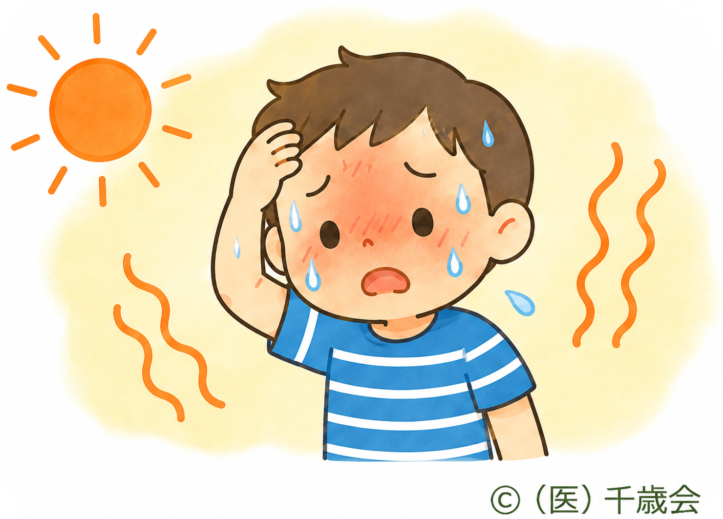 熱中症になりやすい原因１体温が上がりやすい