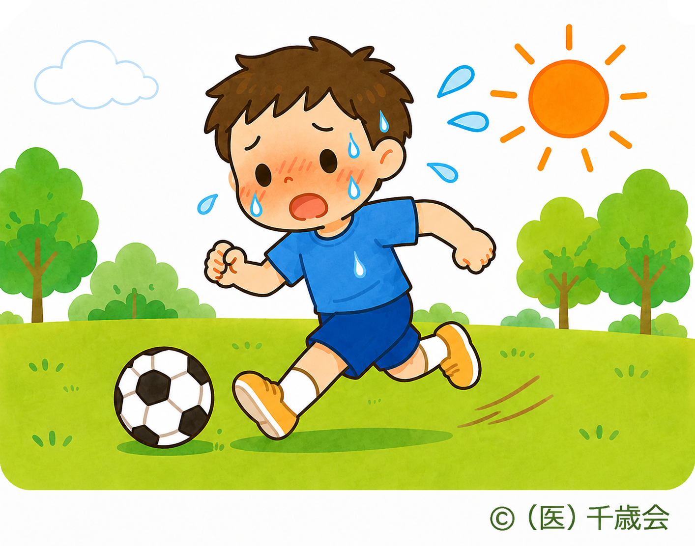 熱中症になりやすい原因４夢中になると休まない